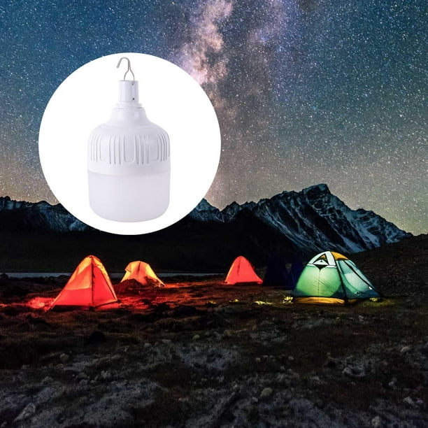 Comprar Bombilla LED recargable por USB de 80W para iluminación de  emergencia de pesca nocturna para acampar al aire libre