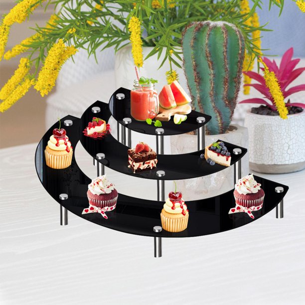 Soportes de balda con barra de repostería 60 cm negro