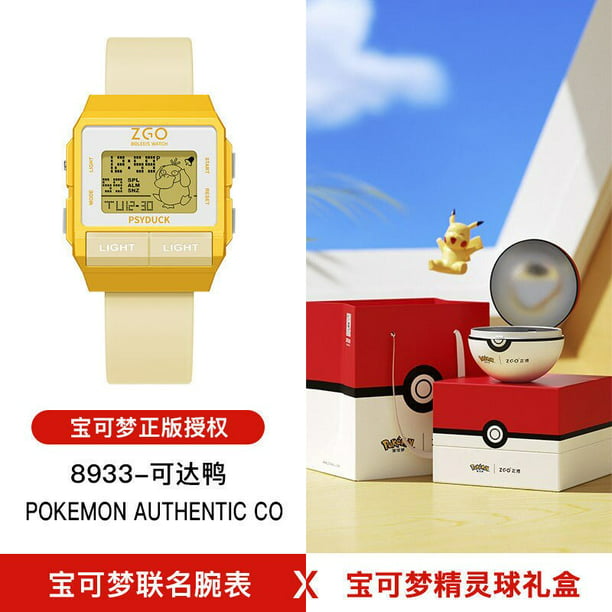Zgo Anime Watch Original Pokemon Combine deportes reloj electrónico  luminoso impermeable Charmander estudiante regalo de cumpleaños  zhangyuxiang LED