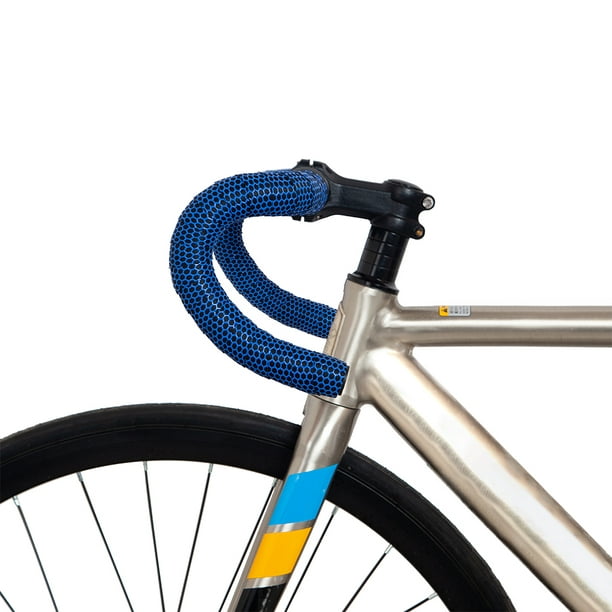  SLDMJFSZ 2 rollos de cinta azul para manillar de bicicleta,  cinta para manillar de bicicleta con 2 tapones finales para bicicleta de  carretera, volante, silla, reposabrazos, verde : Deportes y Actividades