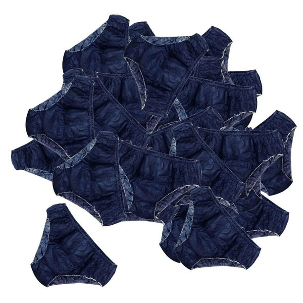 calzoncillos de viaje desechables para hombre no tejido en forma de t azul  oscuro tamaños personalizados