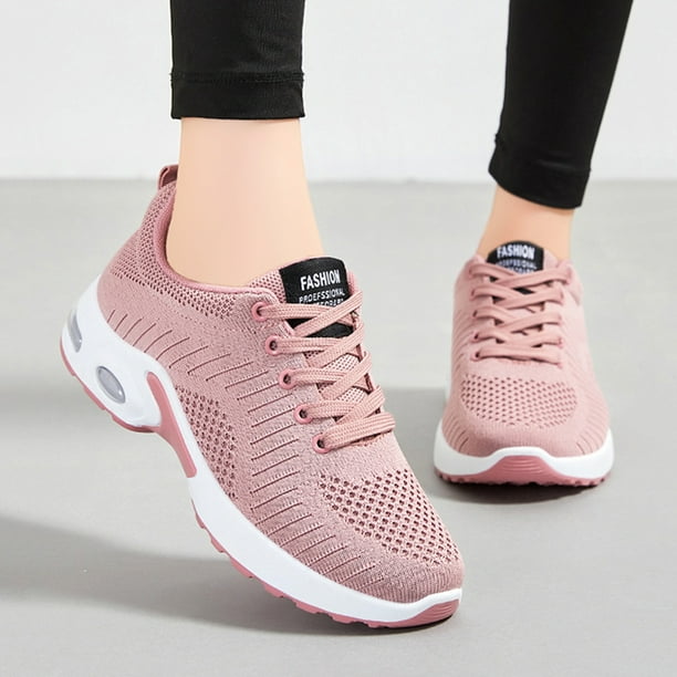 Zapatos De Gimnasio Para Mujer Zapatos para Correr Zapatillas de Deporte  Tenis Zapatillas de Running Zapatillas de Deporte Casuales Zapatillas  Trekking Mujer Zapatos de entrenamiento (Pink, 37 EU) : : Moda