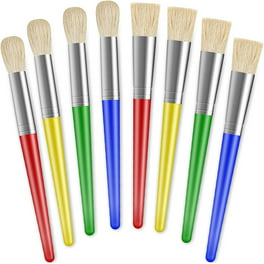 1 juego de 4 pinceles de pintura, pinceles grandes y gruesos, pinceles  redondos para pintura acrílic JAMW Sencillez