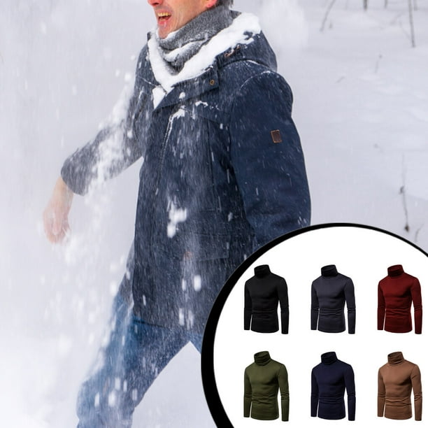 Camiseta térmica de manga larga para hombre, ropa interior de invierno