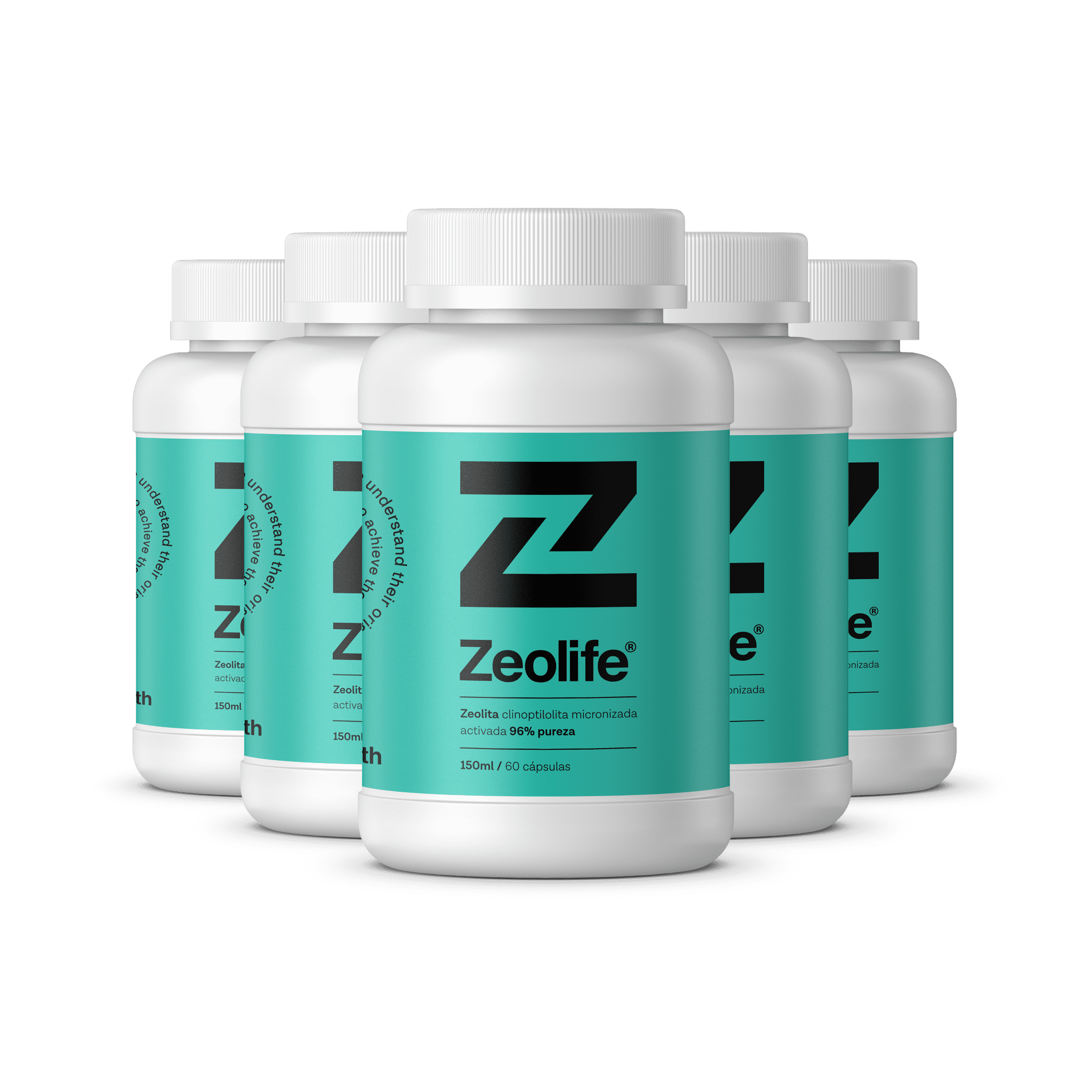 ZEOLIFE ZEOLITA CLINOPTILOLITA 96% PUREZA 5 FRASCOS ANCIENT HEALTH ...