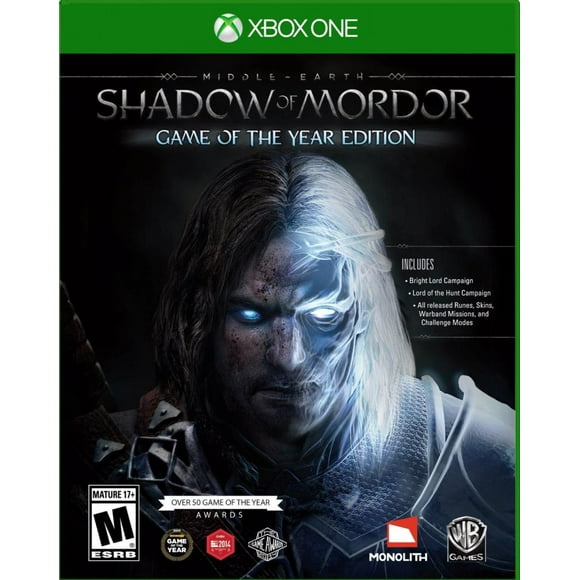 middle earth shadow of mordor game of the year xbox one 