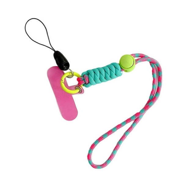 Sidaley Cordón de teléfono móvil Universal ajustable desmontable portátil  cuerda para colgar en el cuello con gancho accesorio de correa de Teléfono  y Comunicación tipo 9