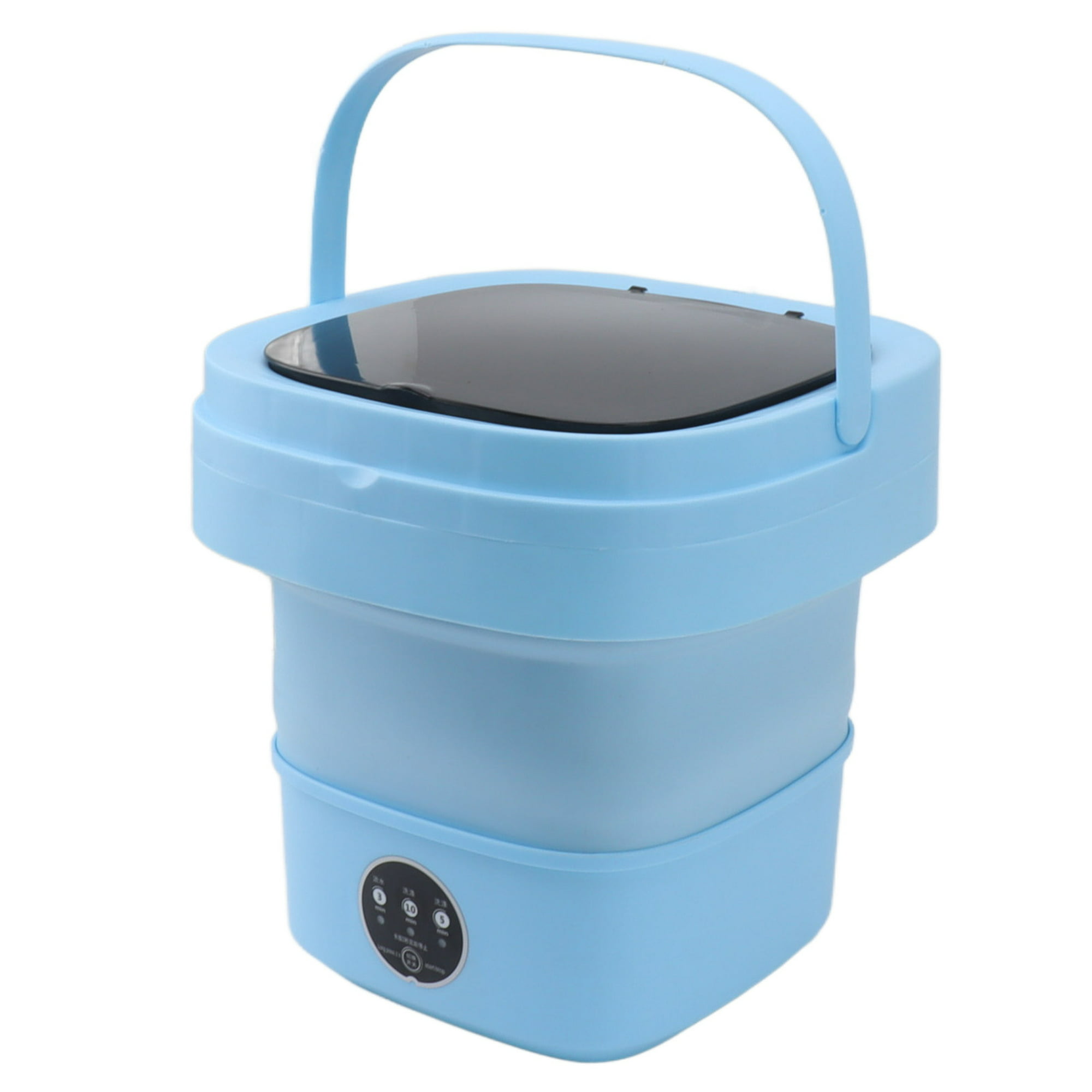  Cubo plegable grande de 30 l grueso de gran capacidad, cubo de  lavandería portátil para el hogar, baño de pies, baño de plástico, portátil  (color azul) ANXYL : Todo lo demás