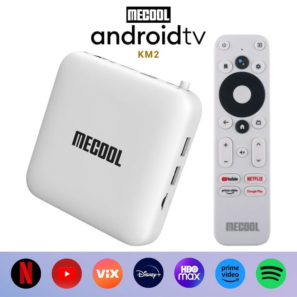 Android TV Box 4K HDR, Convertidor a Smart TV, TV inteligente para  Streaming apps 2GB RAM 8GB ROM con control remoto, Asistente de Google y  Chromecast incluido