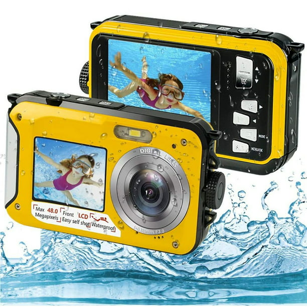 Cámara subacuática - Cámara digital HD 48MP Selfie Grabadora de video a prueba de Universal Accesorios Electrónicos | Bodega Aurrera en línea