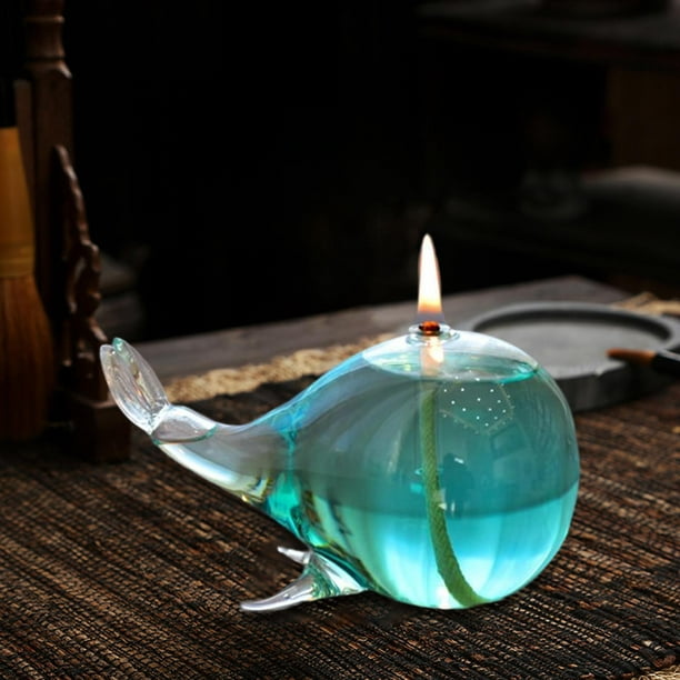 Lámpara de aceite de ballena colgante de latón, años 30 en venta en Pamono