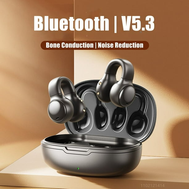 Auriculares inalámbricos con Bluetooth 5,3, cascos con micrófono, botón de  Control, reducción de ruido, resistentes