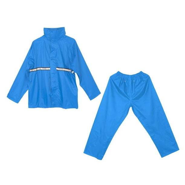 Traje de lluvia, equipo de lluvia para hombres y mujeres, impermeable,  ligero (conjunto de chaqueta y pantalones)