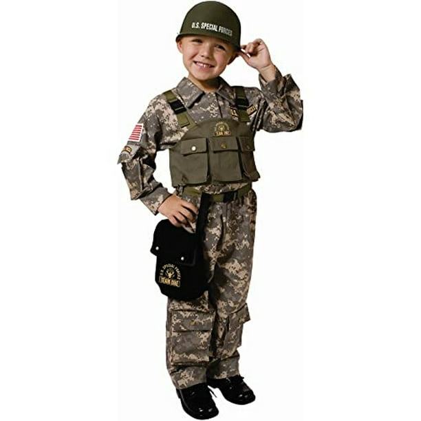 Disfraz de Militar Fuerzas Especiales Camuflaje Infantil