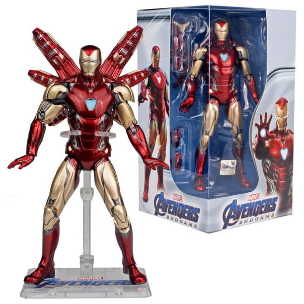 Genuino 17 CM Marvel Avengers Endgame Superhéroes Iron Man Black Panther  SpiderMan Capitán América Figura de acción Modelo Juguetes para niños  xuanjing unisex
