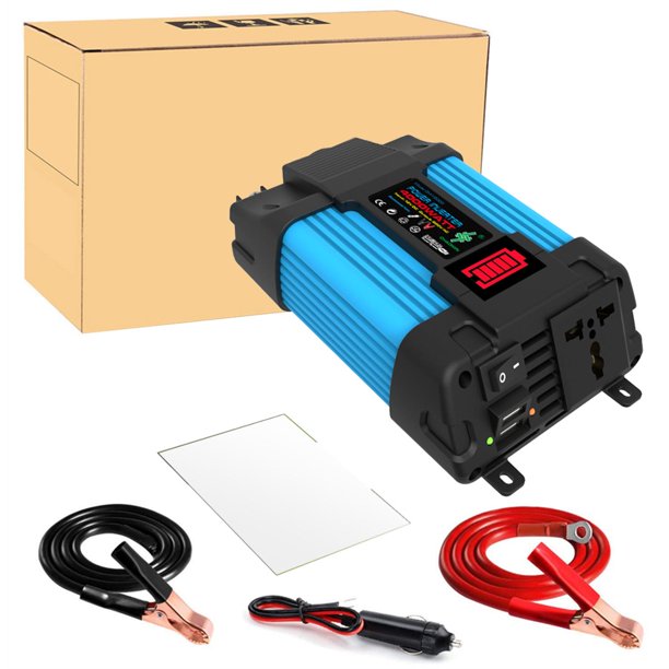 Inversor de corriente del coche de 300W/500W 12V inversor del coche de Ca 2  puertos USB adaptador de convertidor de enchufe del coche - 220V 300W 4000W  Sunnimix inversor de corriente para