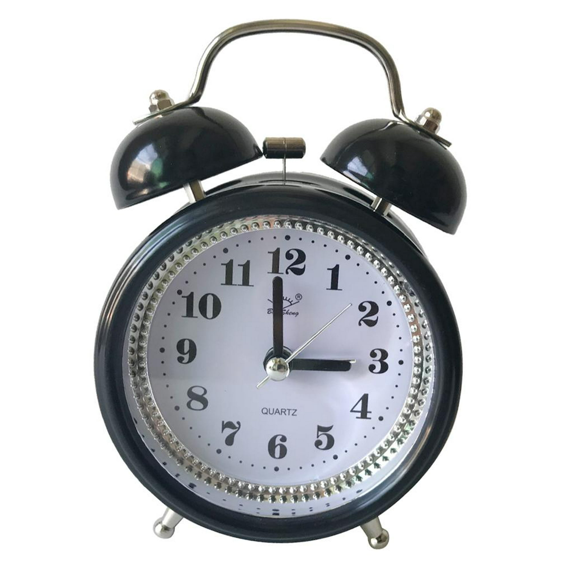 Reloj despertador analógico súper fuerte con doble campana Vhermosa  18*14*7cm