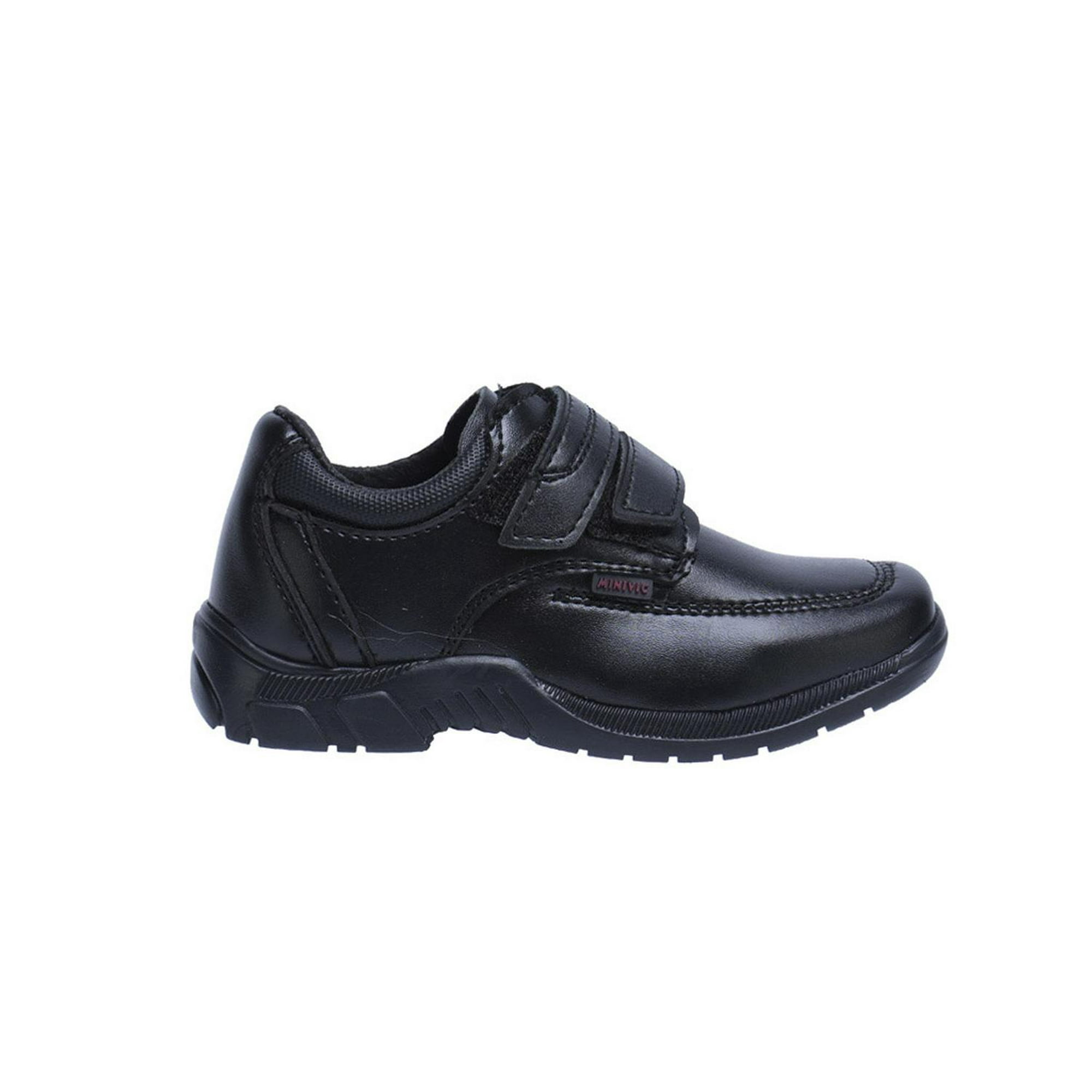 Zapato Colegial niño Cuero Negro -Febo Super Confort - Gashi Calzados