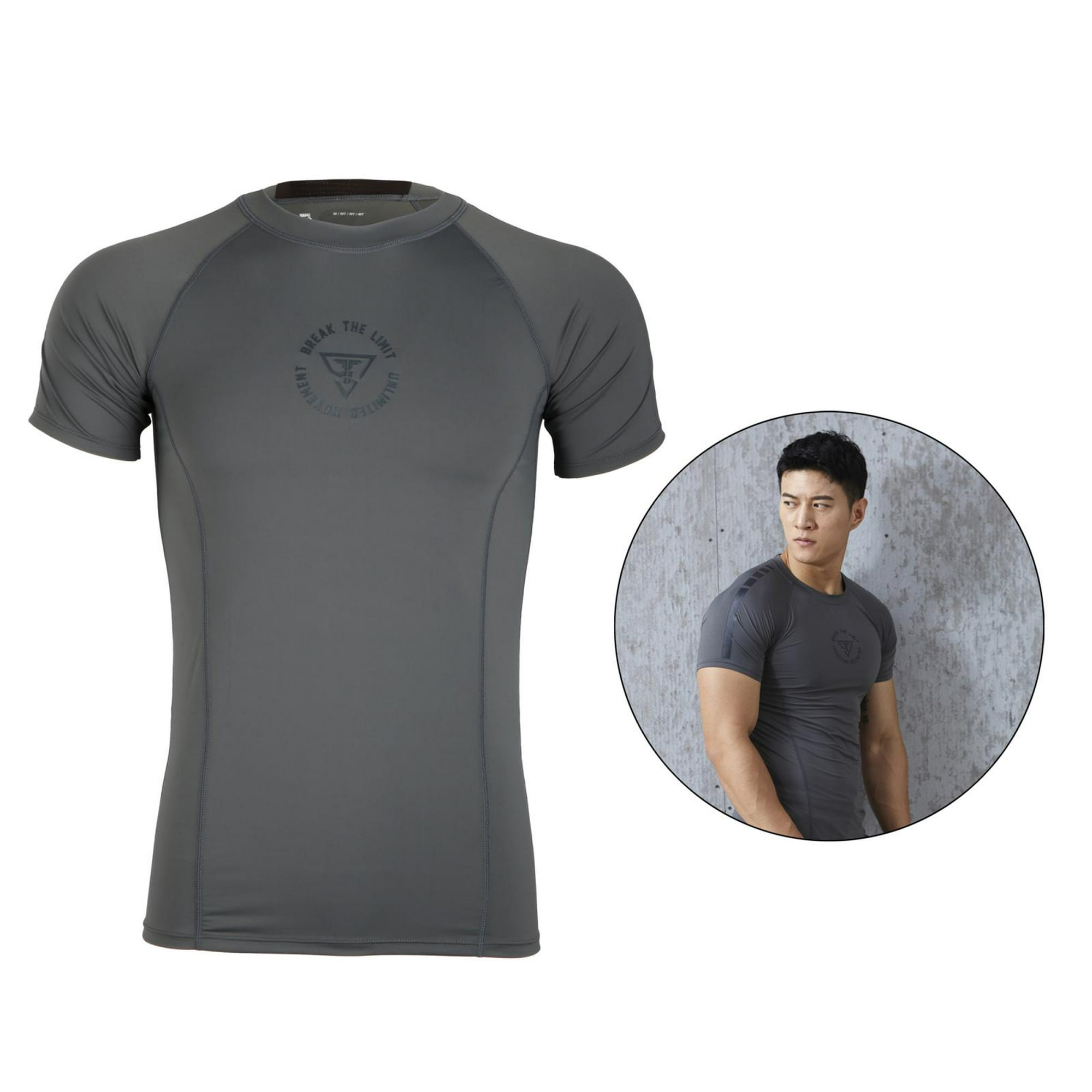  Camisas de compresión para hombre, de secado rápido, manga  corta, atlética, para entrenamiento deportivo, Negro - : Ropa, Zapatos y  Joyería