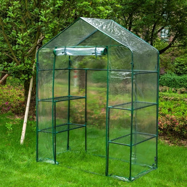 Mini invernadero de jardín, cubierta de reemplazo de invernadero cubierta  de planta de jardín de pvc