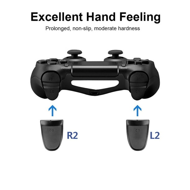 Extensores de pulgar, extensor de palanca, tapa de joystick para  Playstation 4, PS4, controlador PS4 Slim Pro, 2 unidades (amarillo COD)