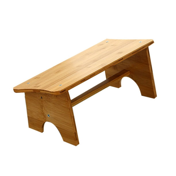 Reposapiés de madera para el hogar, taburete creativo para oficina,  reposapiés ergonómico para debajo del escritorio