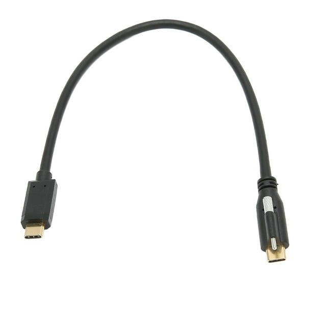 Cable Adaptador Otg Tipo C 3.1 Para Celular / Mac 10gbps Color Negro