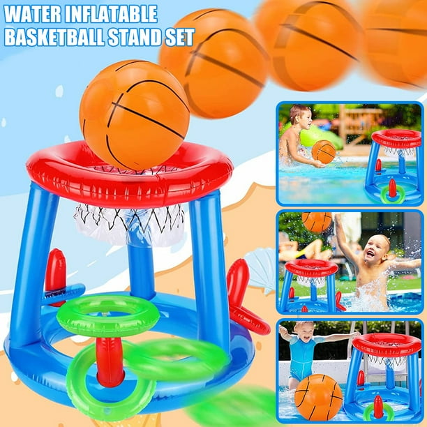 Brinquedo Infantil basquete água Aro Inflável com Bola - Brinquedos jogo  piscina para adultos, jogo basquete aquático competitivo para crianças ao  ar livre Sritob. em Promoção na Americanas