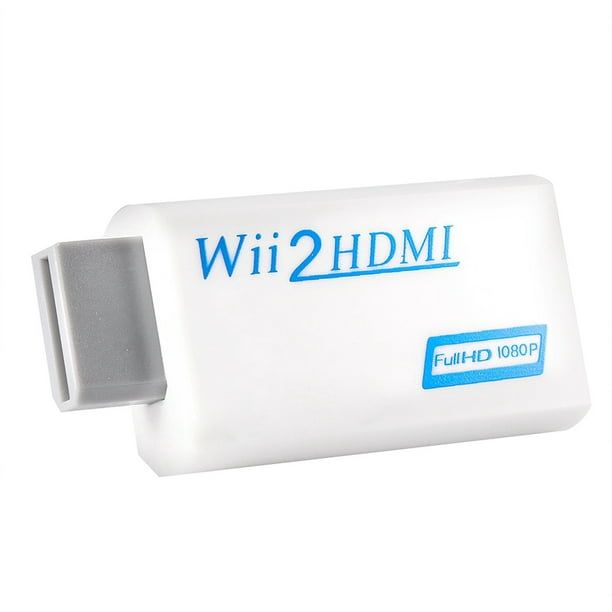 Adaptador Wii HDMI Convertidor de vídeo Full HD 1080p/720p con