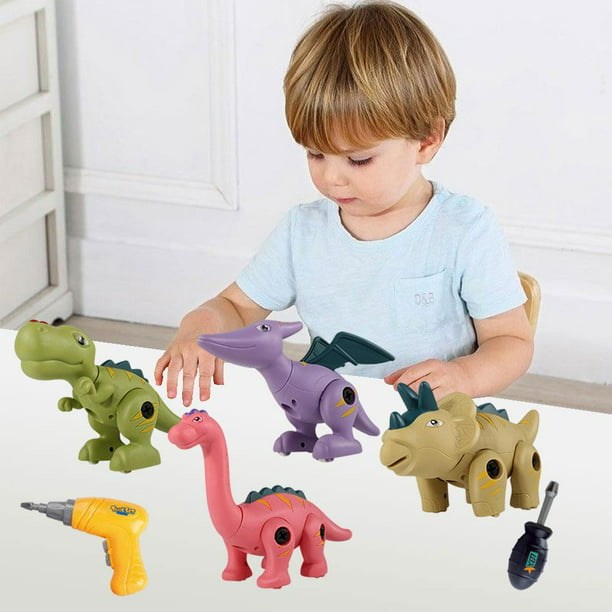 Juguetes de dinosaurio para niños de 3 a 5 años, bonitos juguetes para  niños de 3 años, juguetes divertidos y educativos para niños, 18 piezas