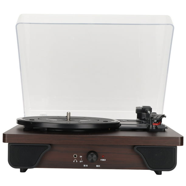 Tocadiscos vinilo inalámbrico portátil LP con altavoces fonógrafo