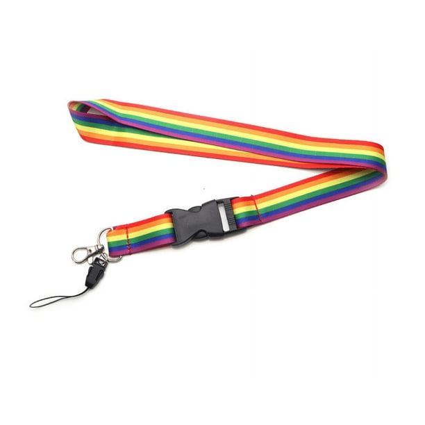 Lanyard ID Badge Holder Rainbow Lanyard Llavero para llaves Soporte para  teléfono celular Adepaton ZJWJ395