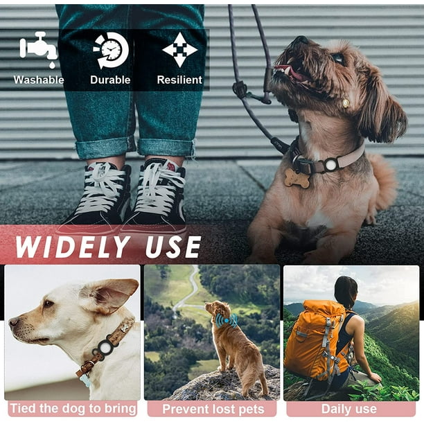 Rastreador GPS para mascotas, funda protectora para Collar de gato