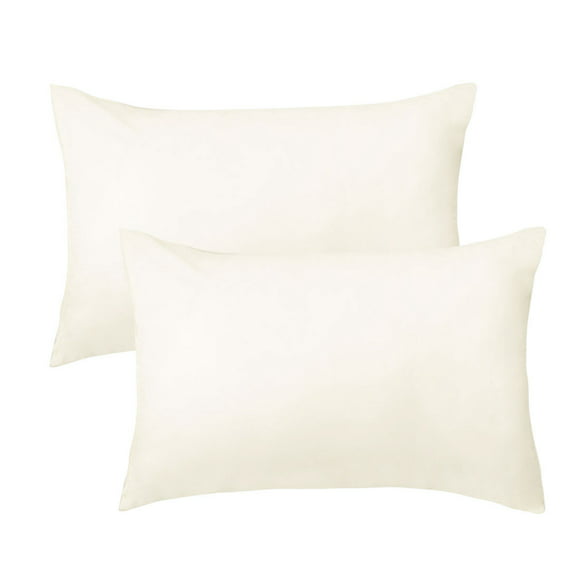 soft 2pcs pillowcases microfiberno wrinklestandard cream pillow case cover unique bargains funda de almohada