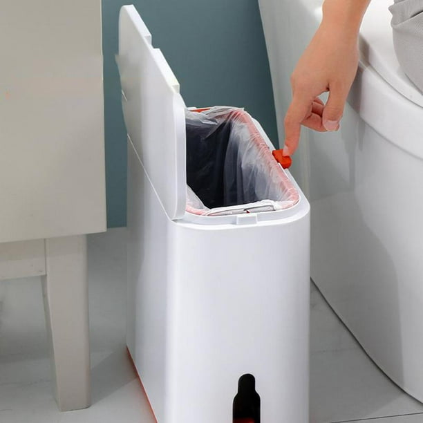 Comprar Cubo de basura con Sensor inteligente estrecho de 7/9L, papelera de  reciclaje de residuos de alimentos para cocina, papelera de baño, cubo de  almacenamiento de basura, accesorios de baño