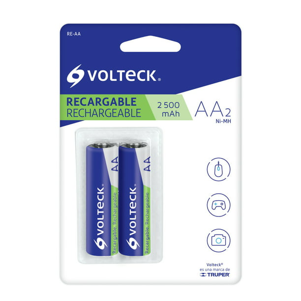 Volteck RE-9V2, Pila recargable : : Electrónicos