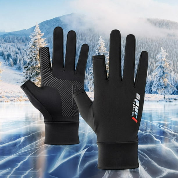 Guantes de Nieve a Prueba con Calor de Cremallera Mantener para Negro  Sunnimix Guantes de snowboard