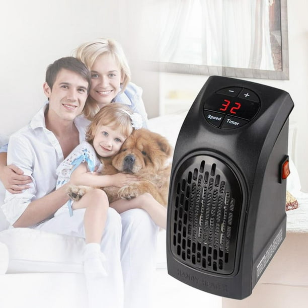 Radiador Calefacción Eléctrica Ventilador Calentador Mini Aire Soplador  Potente 500W Para Baño Sala de estar Oficina Dormitorio : : Hogar  y cocina