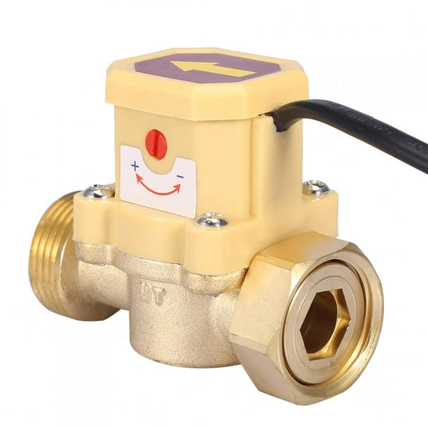 Interruptor de sensor de flujo de agua, HT-800 G1 Rosca 220V Bomba de agua  Sensor de flujo Interruptor de control automático para la familia de áreas