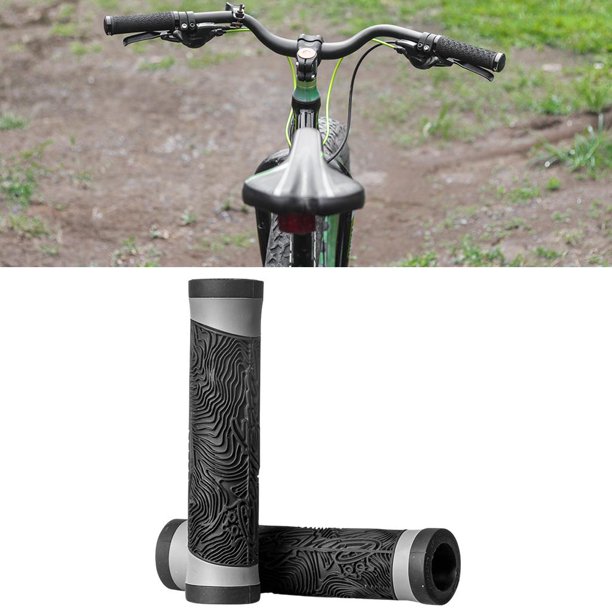 1 Par Puños de Manillar de Bicicleta Puños para Bicicletas de Montaña Puños  Manillar Mangos de Goma Antideslizante, Bicicleta Manillar Apretones  Ergonomicos para Bici Plegable Scooter Puños (Azul) : : Deportes y