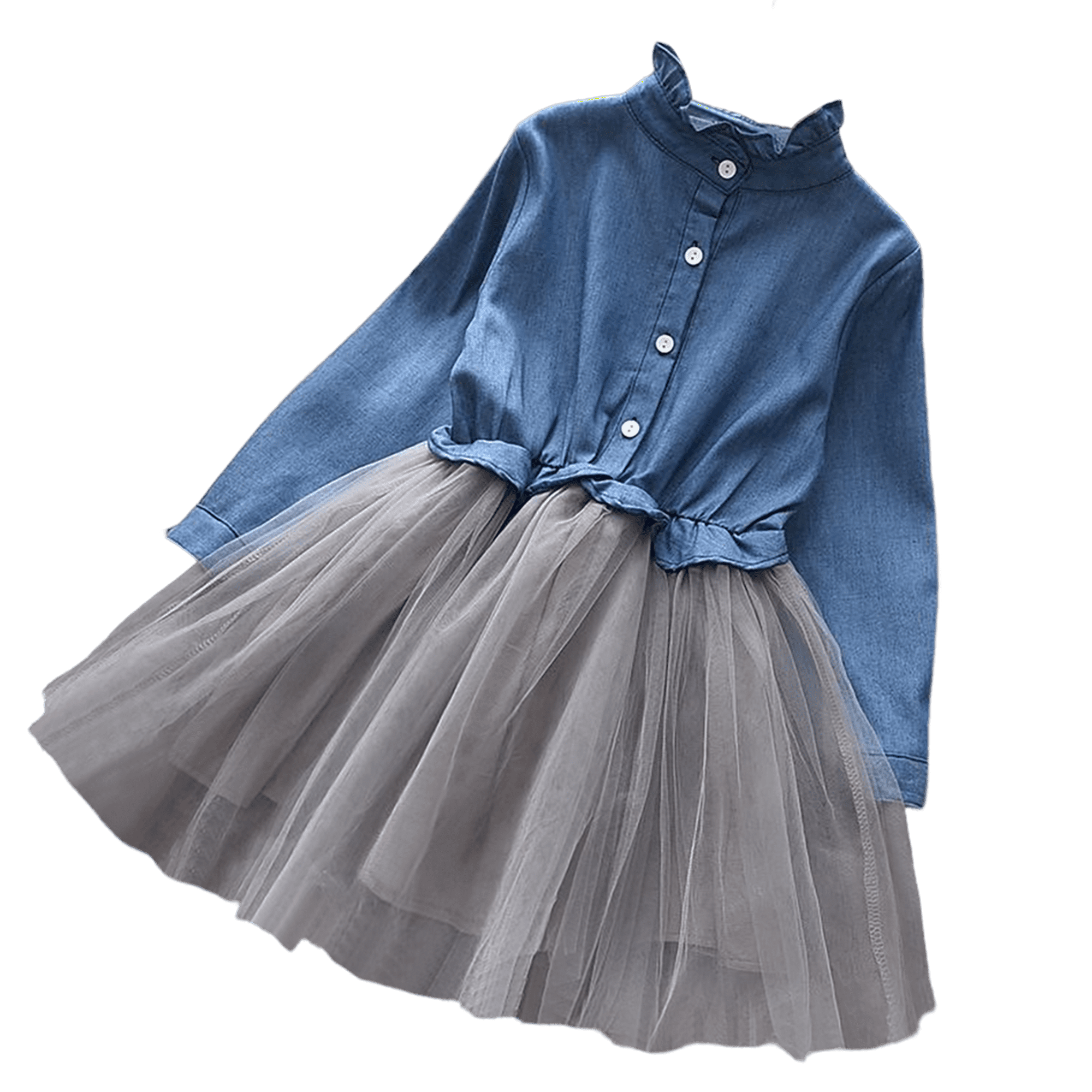 Fuente De Vestido De Mezclilla Para Niños De Alta Calidad: Fabricante Y Vestido De Mezclilla Para Niños En