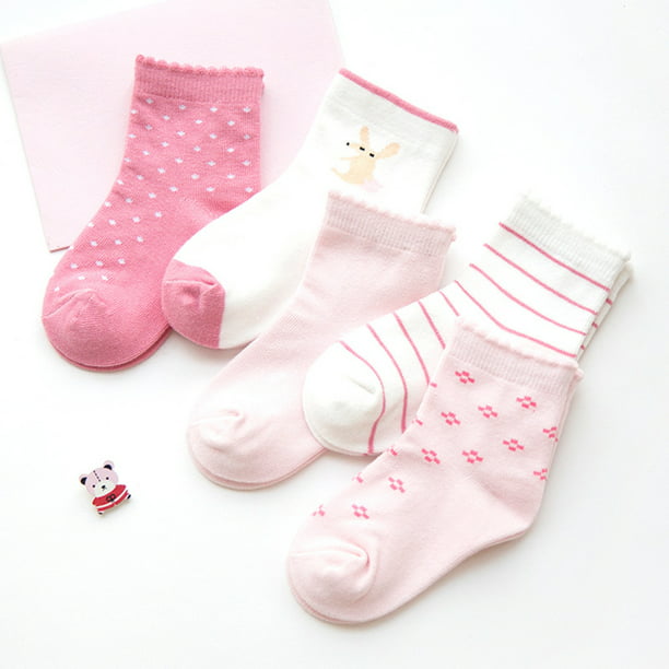 Kit 12 pares de calcetines suaves para niños (Niño o Niña) - CON o SIN  antideslizante Deng Xun unisex