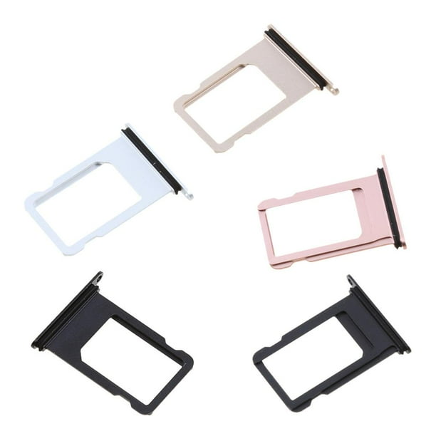 Lector de tarjetas SIM dual Flex Cable con bandeja de tarjeta SIM Soporte  Adaptador de ranura Reemplazo para iPhone XR (negro)