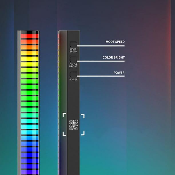 2x Barras de lámpara LED Inteligentes Base de de Sincronización de Música  Control de Aplicaciones Retroiluminación RGB Luz Bar Hugo Barras de luces  inteligentes