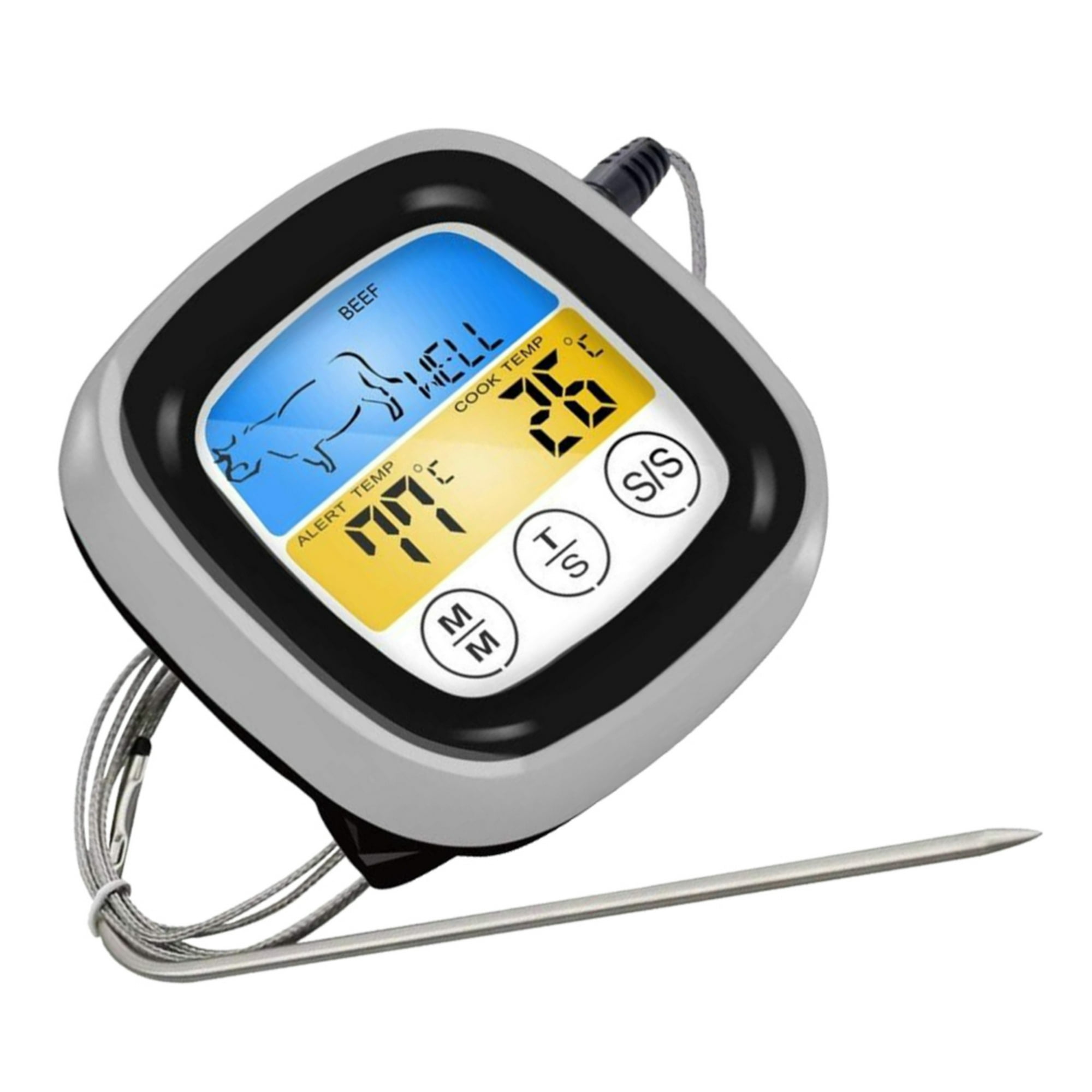 Termometro cocina digital carne sonda alimentos temperatura GENERICO