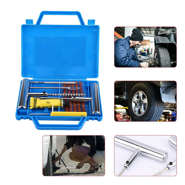 Kit de herramientas de reparación rápida para pinchazos de neumáticos de  coche, 11 Uds. Jadeshay A
