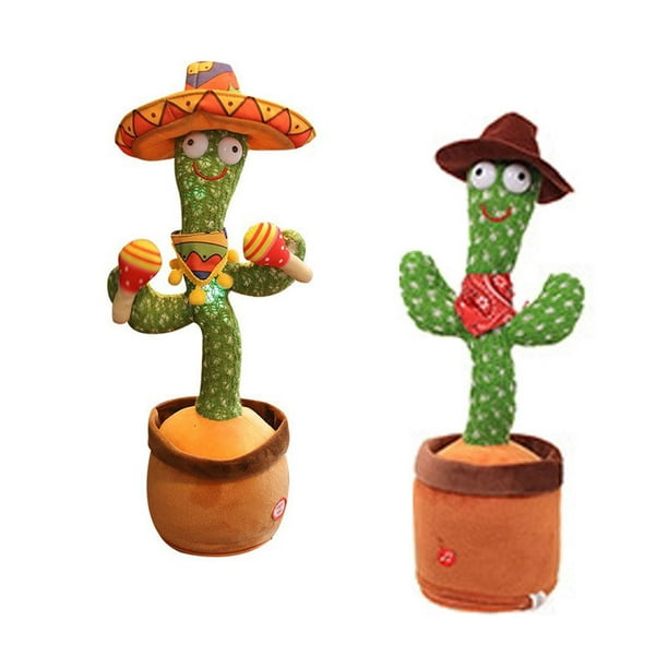  Juguete de cactus para bebés, repite lo que dices