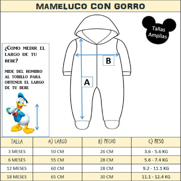 Mameluco de algodón con Gorro Disney Eeyore (Igor) Disney Mameluco1198 | Walmart en línea