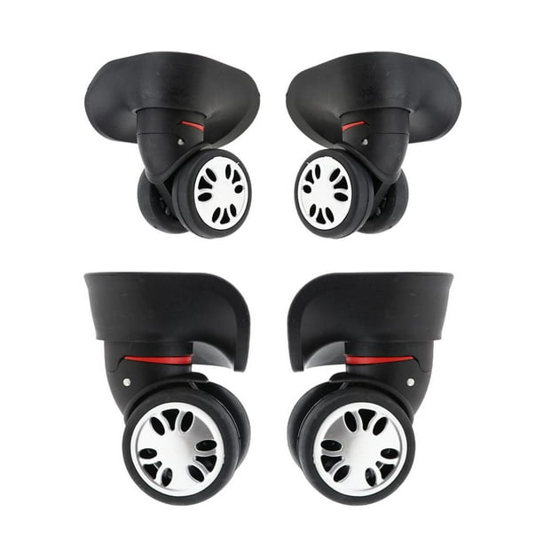 Katahomie - Ruedas para maleta de viaje de 2.4 pulgadas, ruedas  de repuesto para exteriores, 2 pares, Negro - : Ropa, Zapatos y Joyería