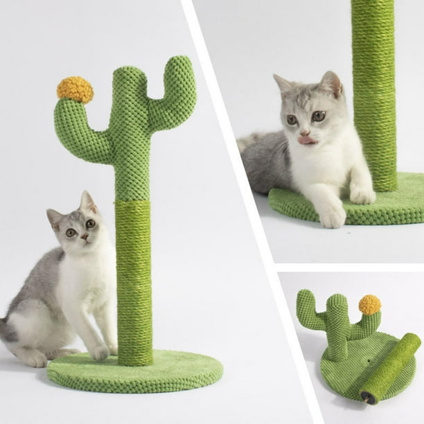 Mascota gato árbol Sisal cuerda Torre rascador Post juego suministros  Yuyangstore Postes rascadores para gatos